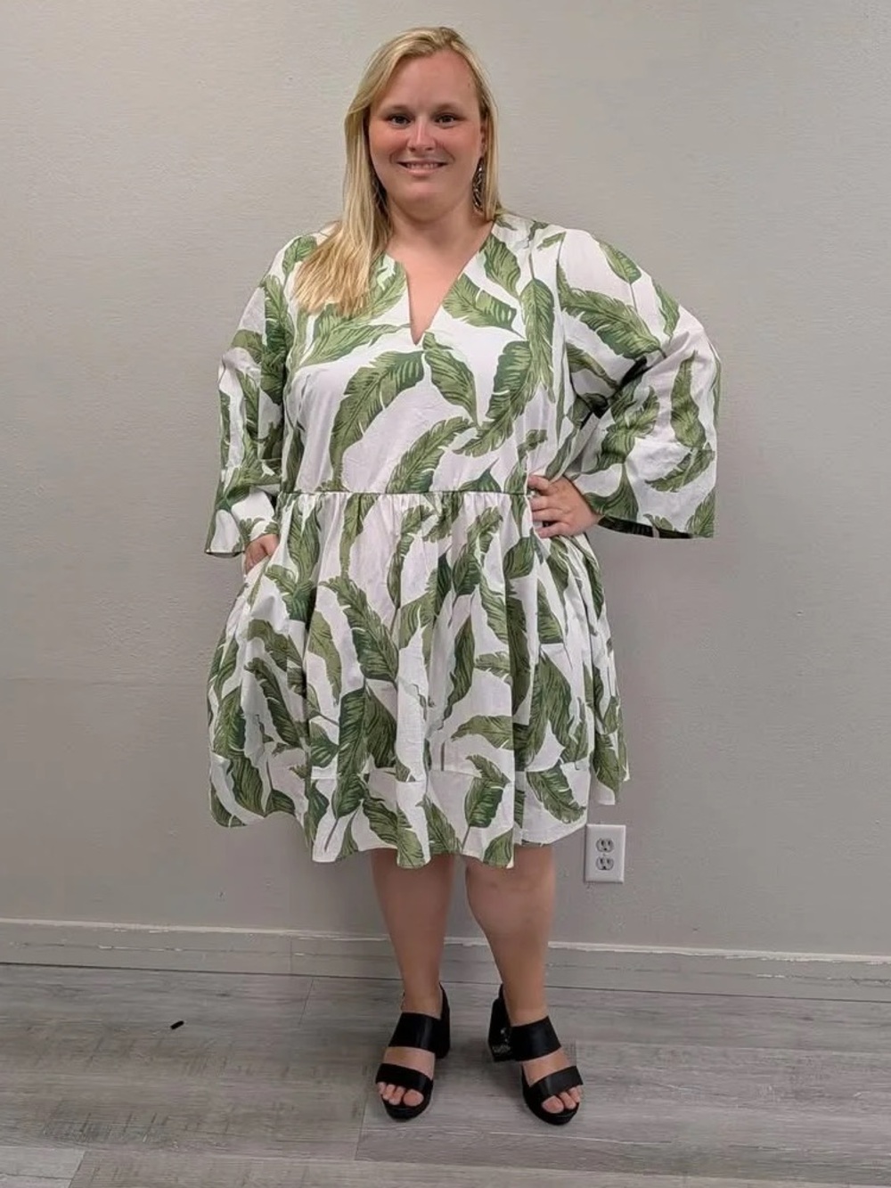 NEW! Torrid Belle Isle Leaf Dress - NEW - Size 24
